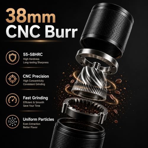 C38 Manual Stainless Steel Coffee Grinder — photo 3