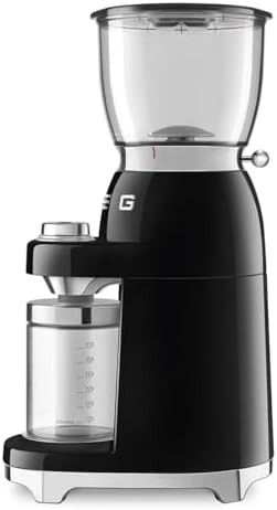 Smeg cgf11 black conical burr coffee grinder — photo 5