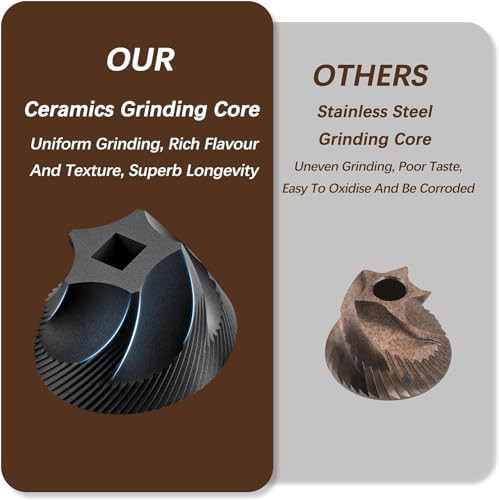 Manual Ceramic Burr Grinder with Stainless Steel — photo 4
