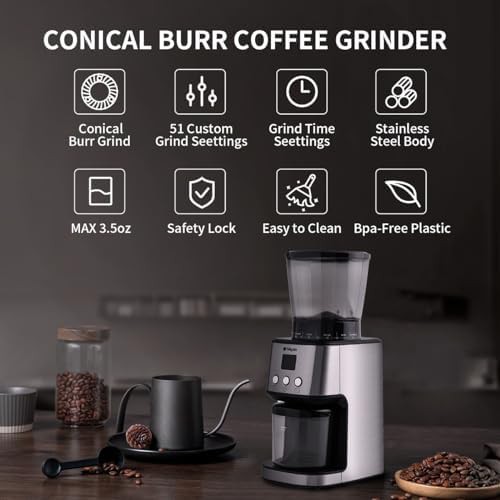 Electric timer grinder with fifty one settings — photo 5