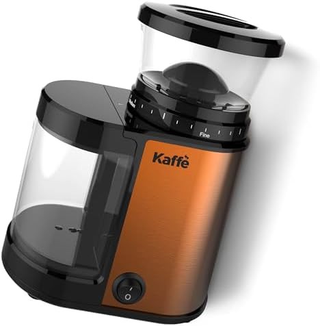 Kaffè copper electric coffee burr grinder