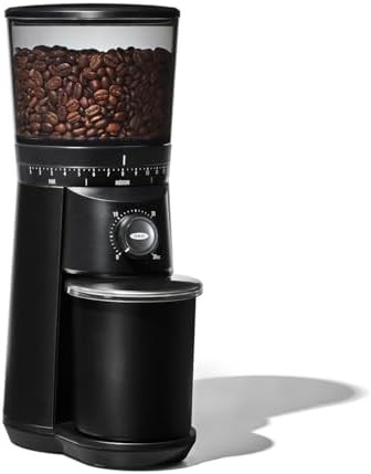 Matte Black Electric Conical Burr Grinder