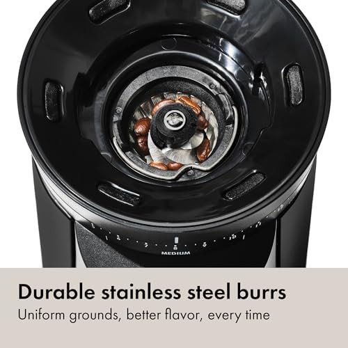 Matte Black Electric Conical Burr Grinder — photo 3