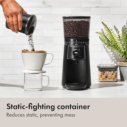 Matte Black Electric Conical Burr Grinder — photo 4