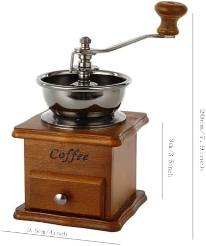 Vintage crude wood style manual grinder — photo 5