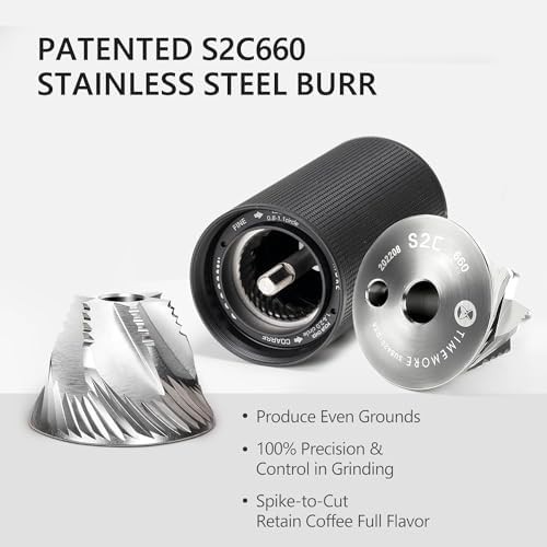 Espresso black conical hand coffee grinder — photo 4