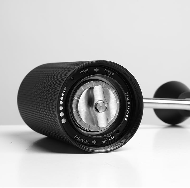 Espresso black conical hand coffee grinder — photo 5