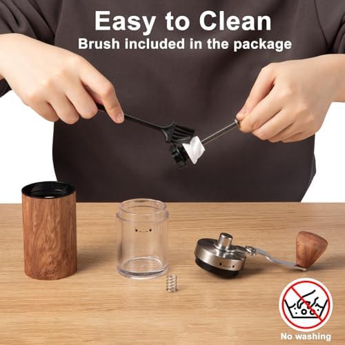 Portable stainless steel manual coffee mill — photo 4