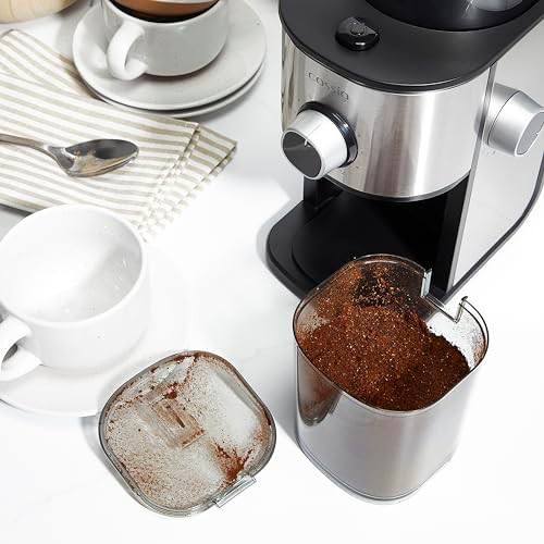 Cassia electric flat burr stainless steel grinder — photo 3