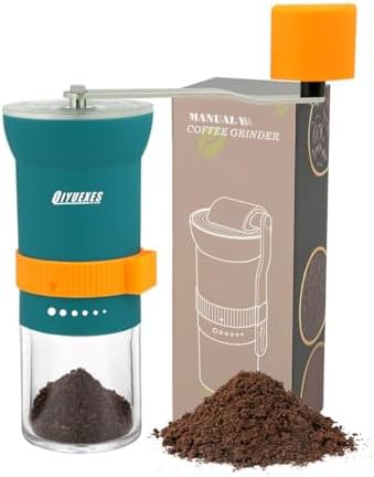 Manual conical burr grinder for camping
