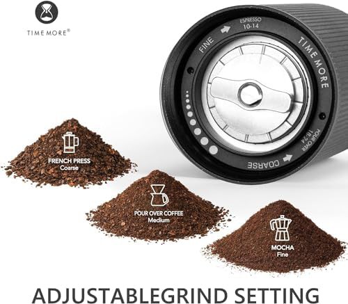 Stainless steel conical burr hand grinder — photo 3