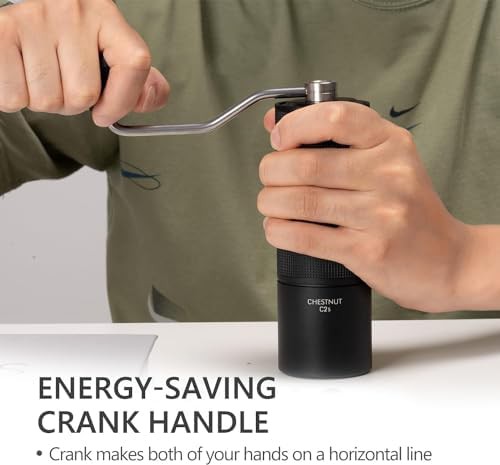 Stainless steel conical burr hand grinder — photo 4