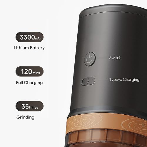 Electric rechargeable USB burr mill — photo 3