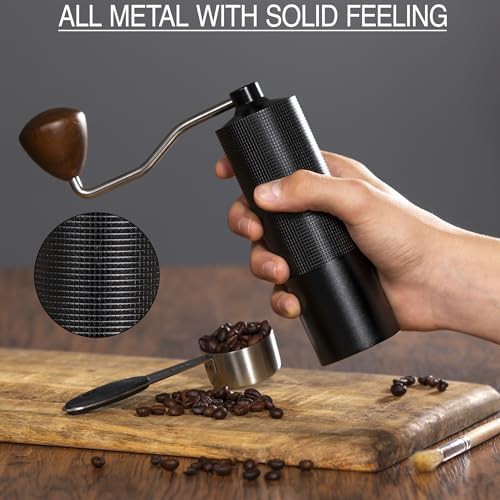 Manual stainless steel grinder with foldable handle — photo 3