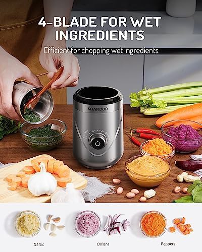 Compact electric coffee grinder with timer function — photo 4