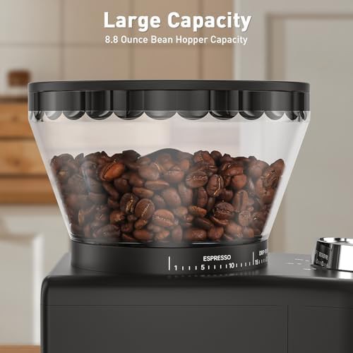 Secura stainless steel burr grinder 35 settings — photo 5