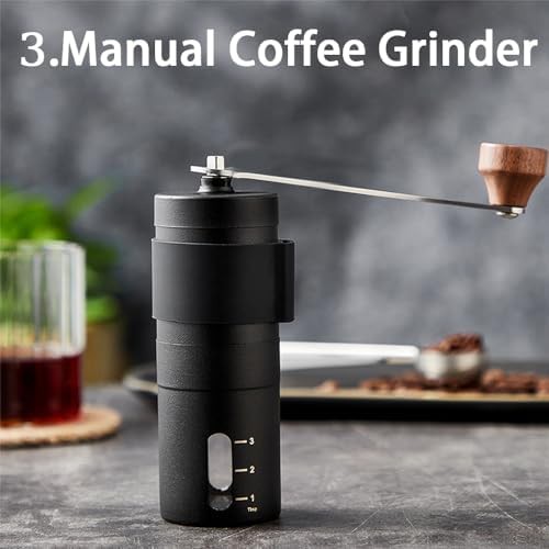 Manual ceramic home coffee grinder — photo 4