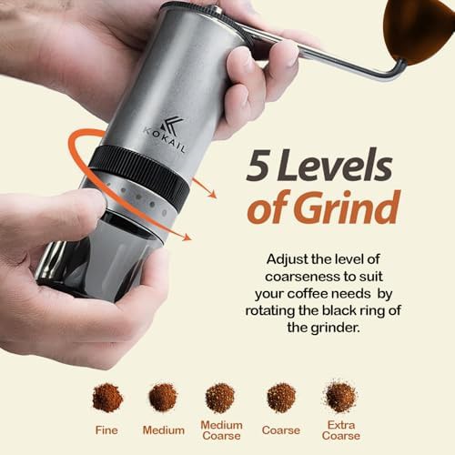 Manual seven star stainless steel grinder — photo 3