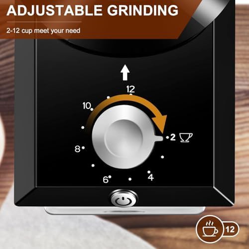 Kirainafly white flat electric burr grinder — photo 4