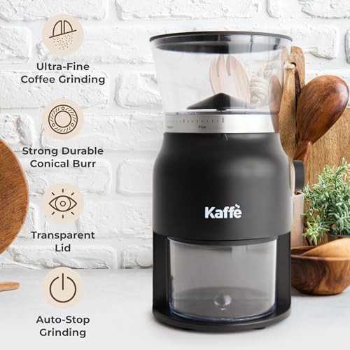 Kaffè matte black conical burr coffee grinder — photo 4
