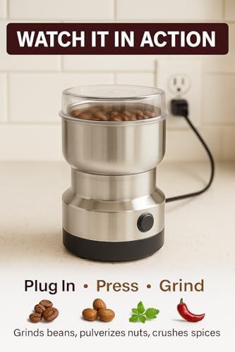 Electric one touch stainless bowl grinder — photo 3