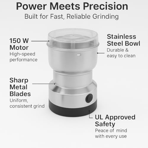 Electric one touch stainless bowl grinder — photo 4