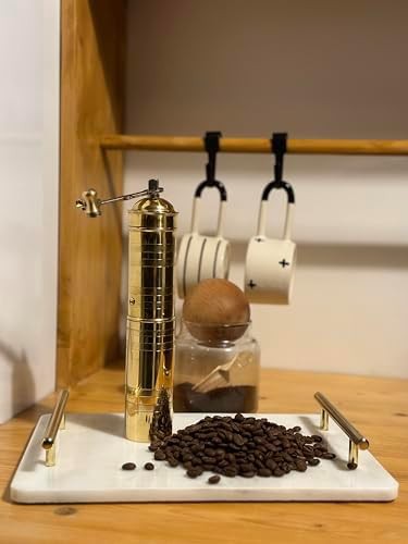 Handmade brass conical burr coffee mill — photo 4
