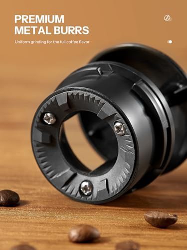 Automatic flat burr espresso coffee grinder — photo 3