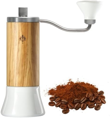 Olive Wood and Ceramic Manual Grinder
