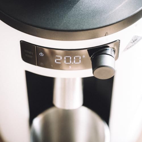 White allround electric grinder with stepless adjustment — photo 3