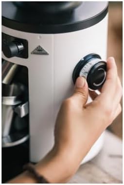White allround electric grinder with stepless adjustment — photo 4