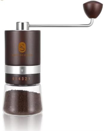 Manual beechwood and stainless steel grinder