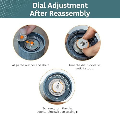 Portable electric stainless steel grinder brown — photo 5