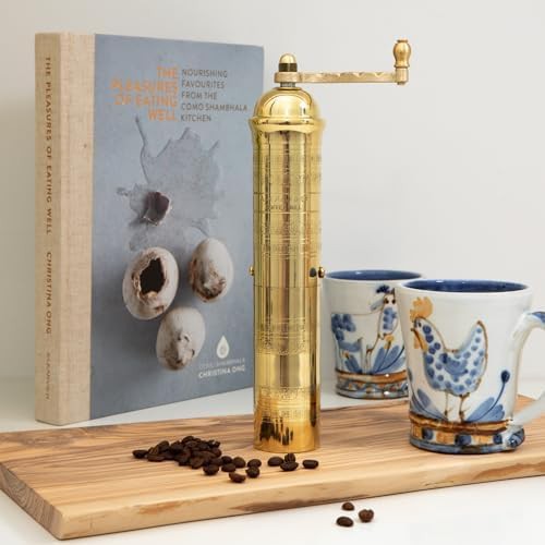 Greek brass manual coffee mill 10.5 — photo 2