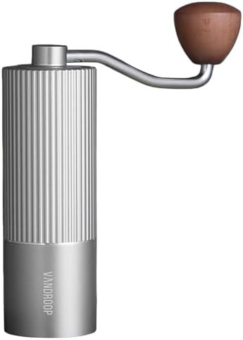 Gray manual stainless steel conical grinder