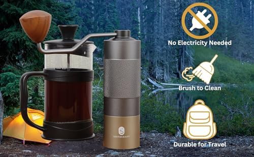 Manual titanium burr grinder for moka — photo 4