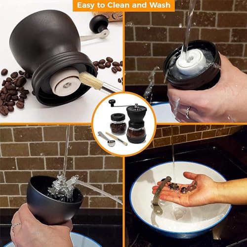 Small manual ceramic espresso grinder — photo 4