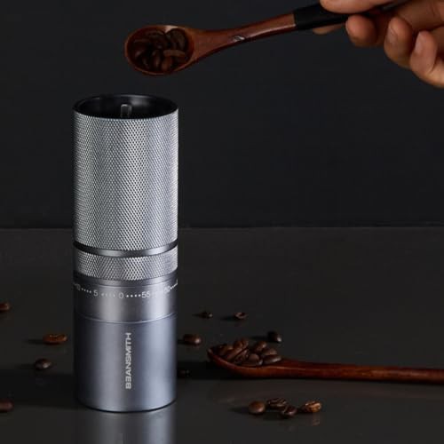 Gray manual stainless steel conical grinder — photo 4