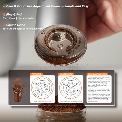 Stainless steel portable electric grinder — photo 5