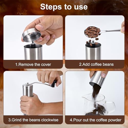 Adjustable ceramic travel hand grinder — photo 5