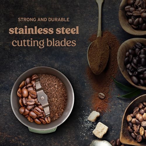 Black electric grinder with removable stainless bowl — photo 2