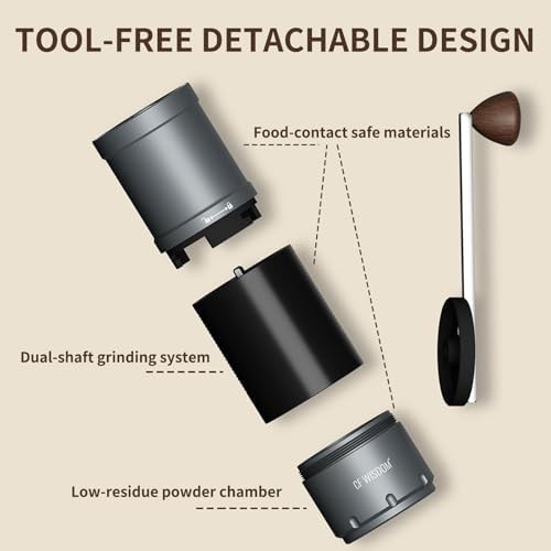 Dual-mode electric and manual conical grinder — photo 5