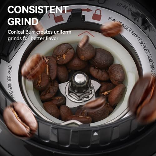 Electric conical burr coffee grinder — photo 2