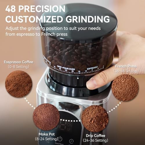 Electric conical burr coffee grinder — photo 5