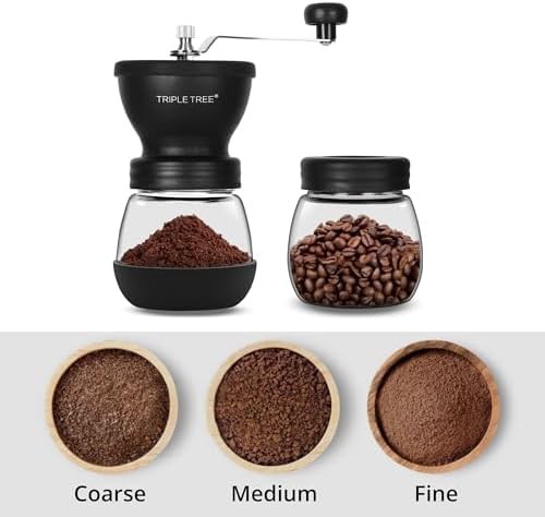 Manual Grinder with Dual Glass Storage Jars — photo 3