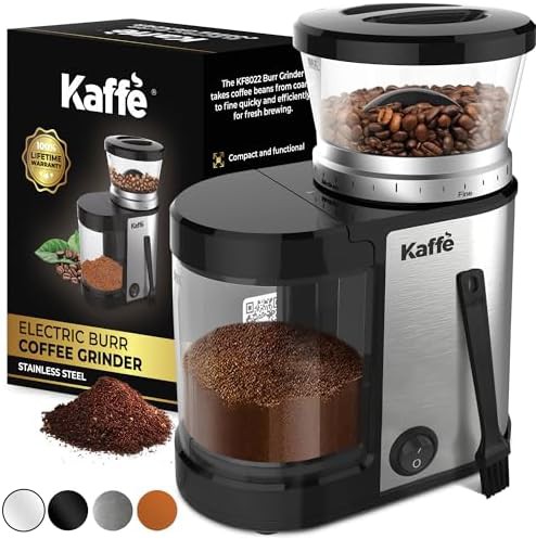 Kaffè stainless flat burr home coffee grinder