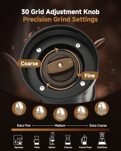 Manual ceramic conical burr coffee grinder — photo 2