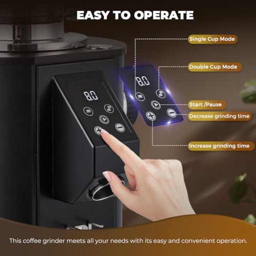 Heavy duty 64mm flat burr grinder — photo 5