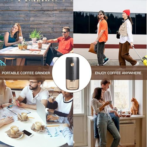 Portable battery powered conical burr grinder — photo 5