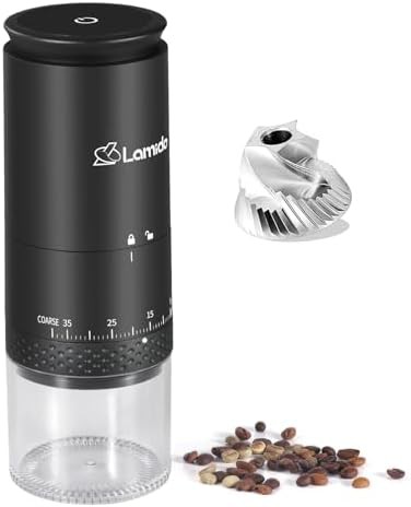 Stainless steel burr espresso grinder silver